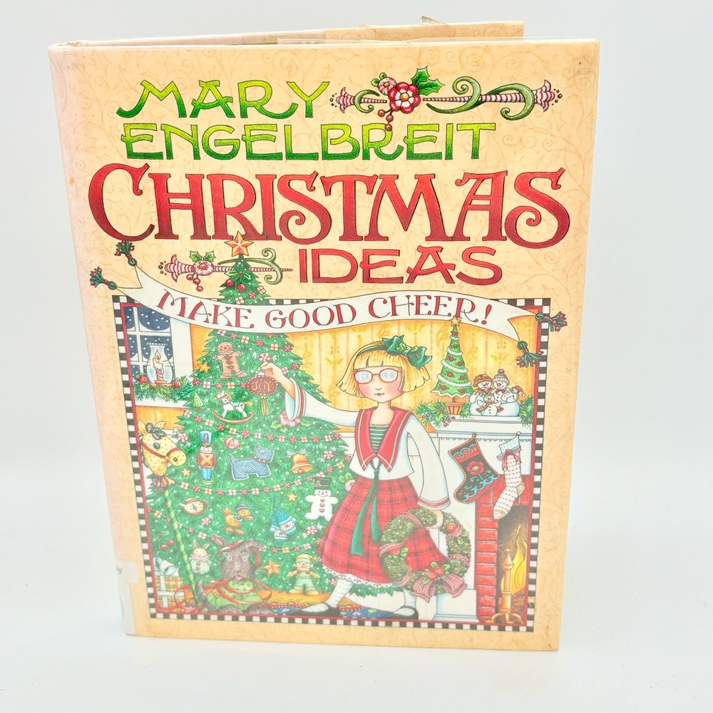 Mary Engelbreit Christmas Ideas Hardback Book 11”h x 8”w x 1”d